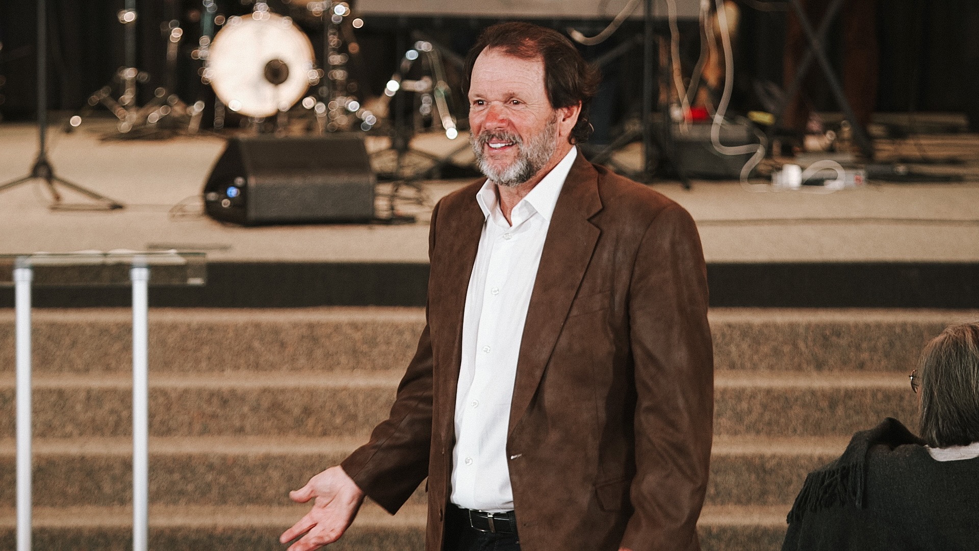 Pastor Mark Spitsbergen teaching at Abiding Place